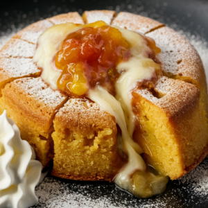 Receitas Juninas: bolo de fubá com goiabada e queijo