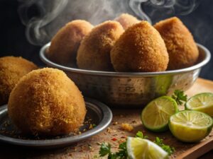 Coxinha de carne de sol com massa de mandioca – sabor inesquecível!