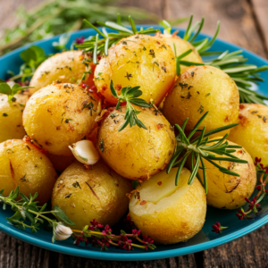 Receitas Air Fryer: Batatas Rústicas com Ervas Aromáticas e Alho