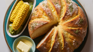 Milho Verde com Manteiga e Ervas no Pão: Um Lanche Brasileiro Irresistível