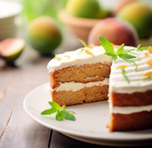 Receita de Bolo de Laranja com Chantilly e Raspas de Limão